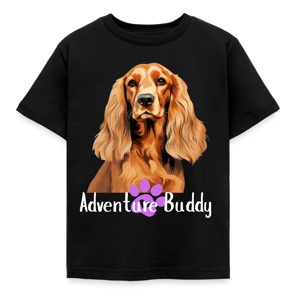 Children's  T-Shirt  {Customise Breed & Paw } - black