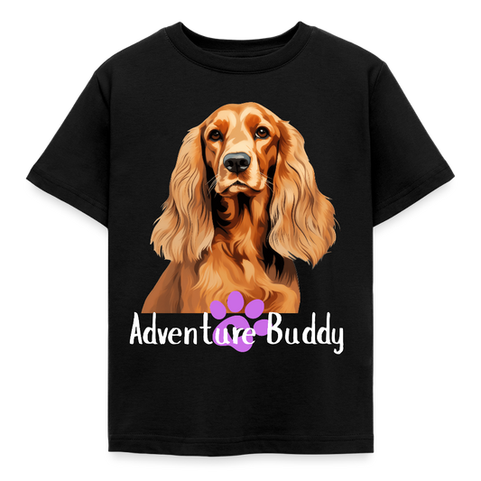 Children's  T-Shirt  {Customise Breed & Paw } - black