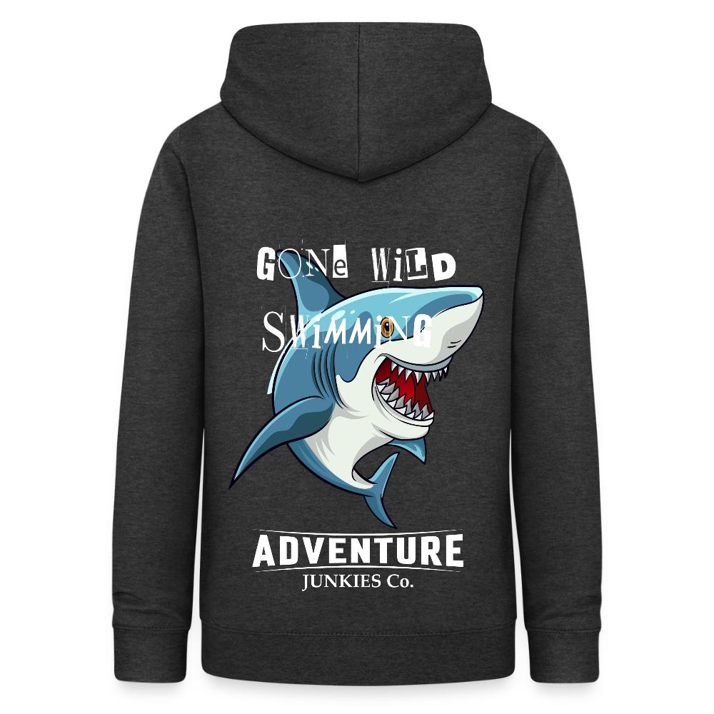 Women's Hoodie Water Adventures - charcoal grey