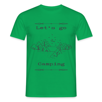 Men's  Camping T-Shirt - kelly green
