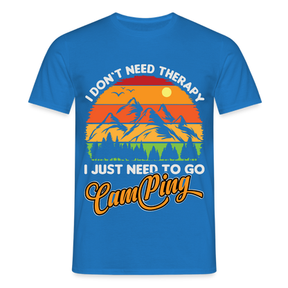Men's Camping T-Shirt - royal blue