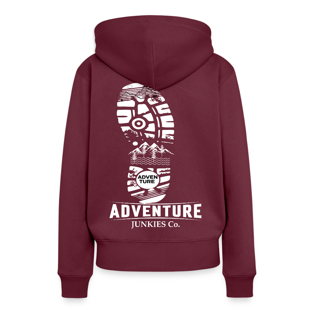 Women’s Premium Hiking/Walking Hoodie - burgundy