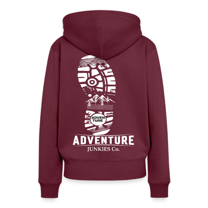 Women’s Premium Hiking/Walking Hoodie - burgundy