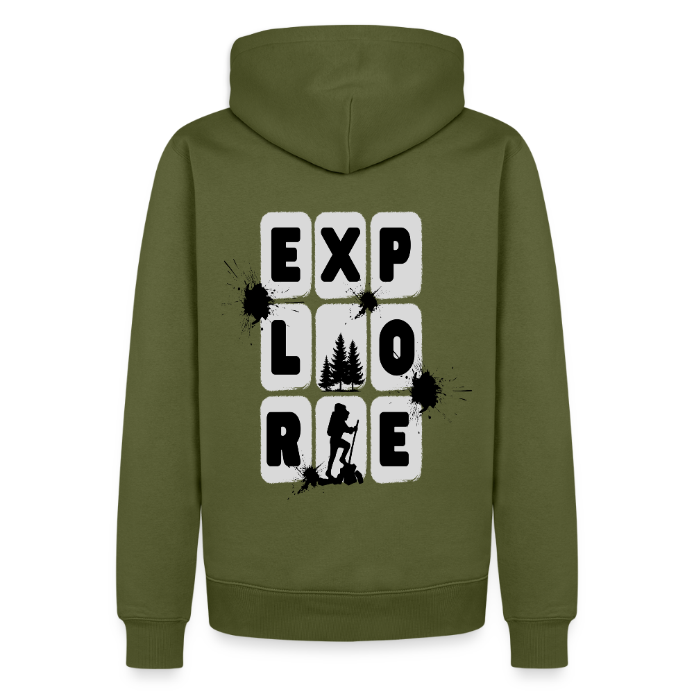 Men’s Premium Hiking / Walking  Hoodie - khaki