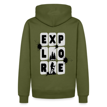 Men’s Premium Hiking / Walking  Hoodie - khaki