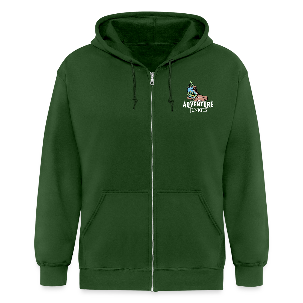 Unisex Heavyweight Hooded Jacket - forrest