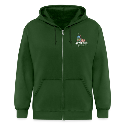 Unisex Heavyweight Hooded Jacket - forrest