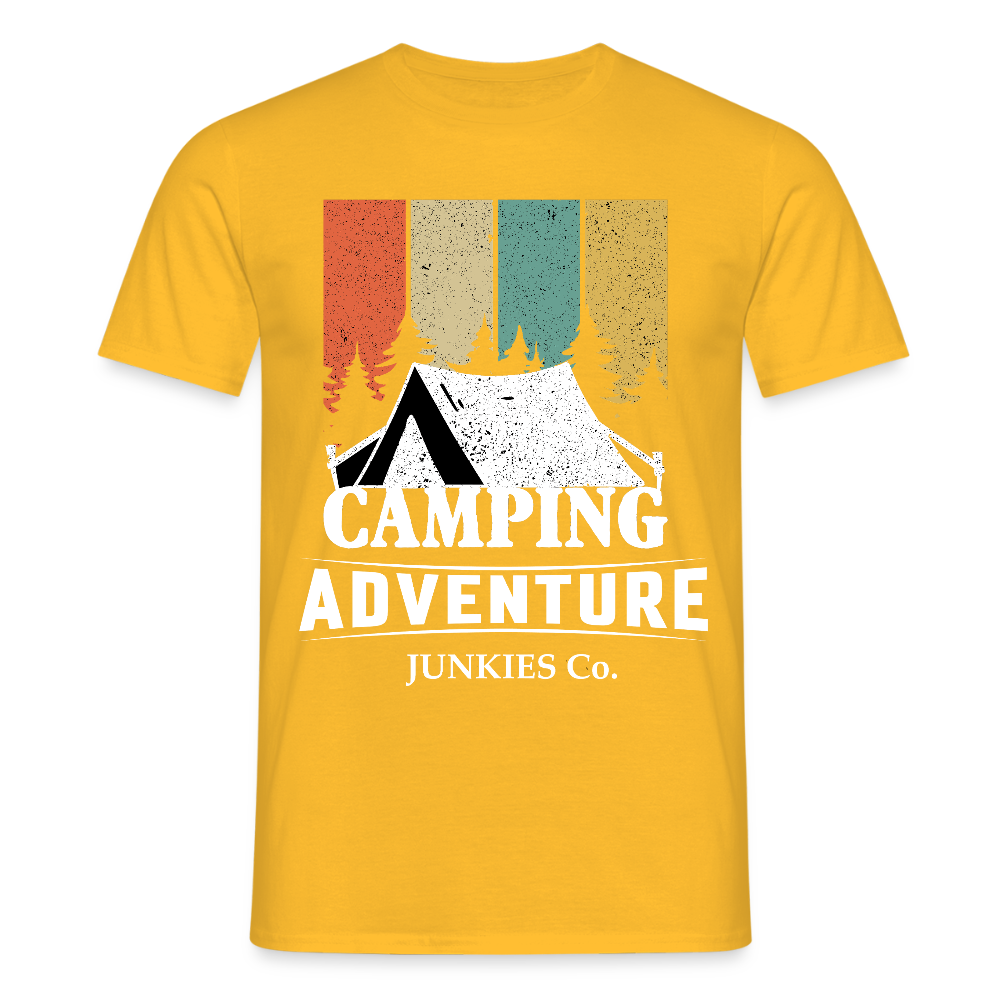 Men's Camping  T-Shirt - yellow