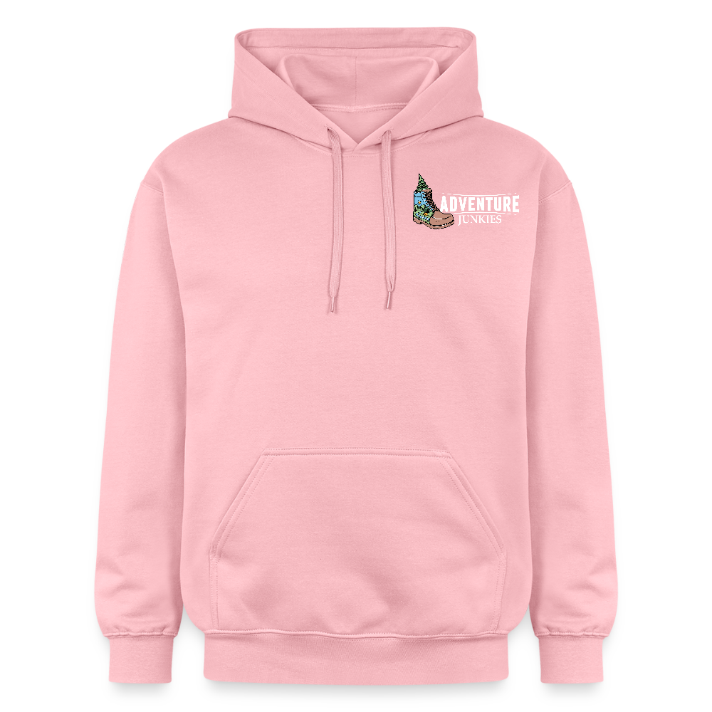 Adult  Unisex  Midweight Hoodie  {Customise Breed & Paw} - light pink