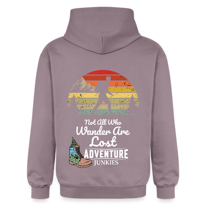 Adult Unisex  Midweight Hoodie - purple-grey 