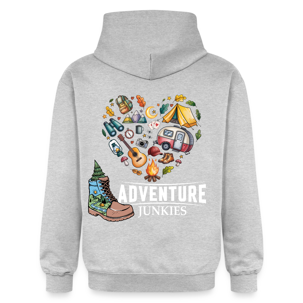 Unisex Midweight Hoodie - light heather grey