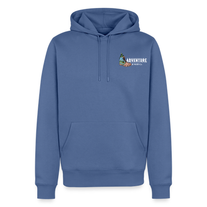Men’s Premium Hiking /Walking Hoodie - stone blue
