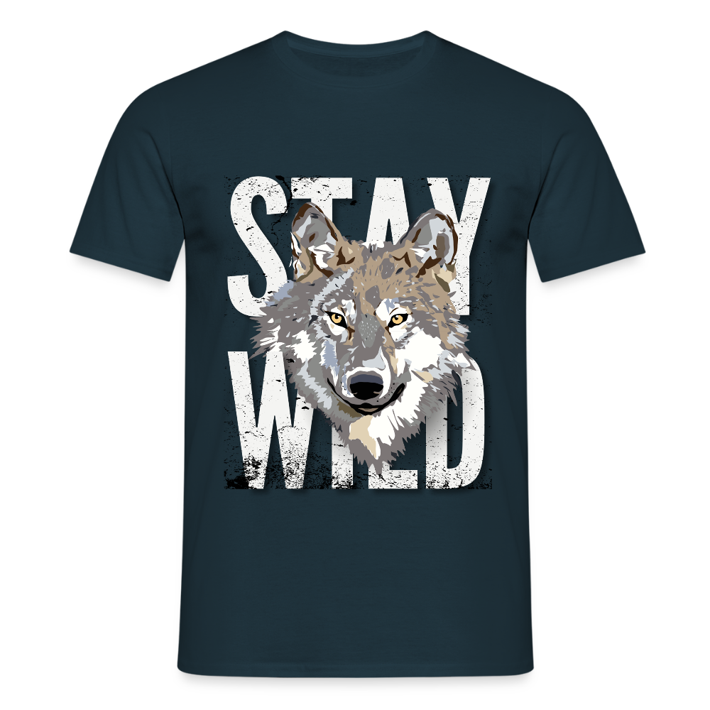 Men's Camping T-Shirt - navy