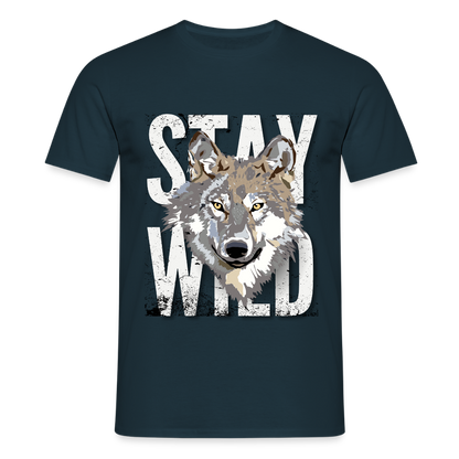 Men's Camping T-Shirt - navy