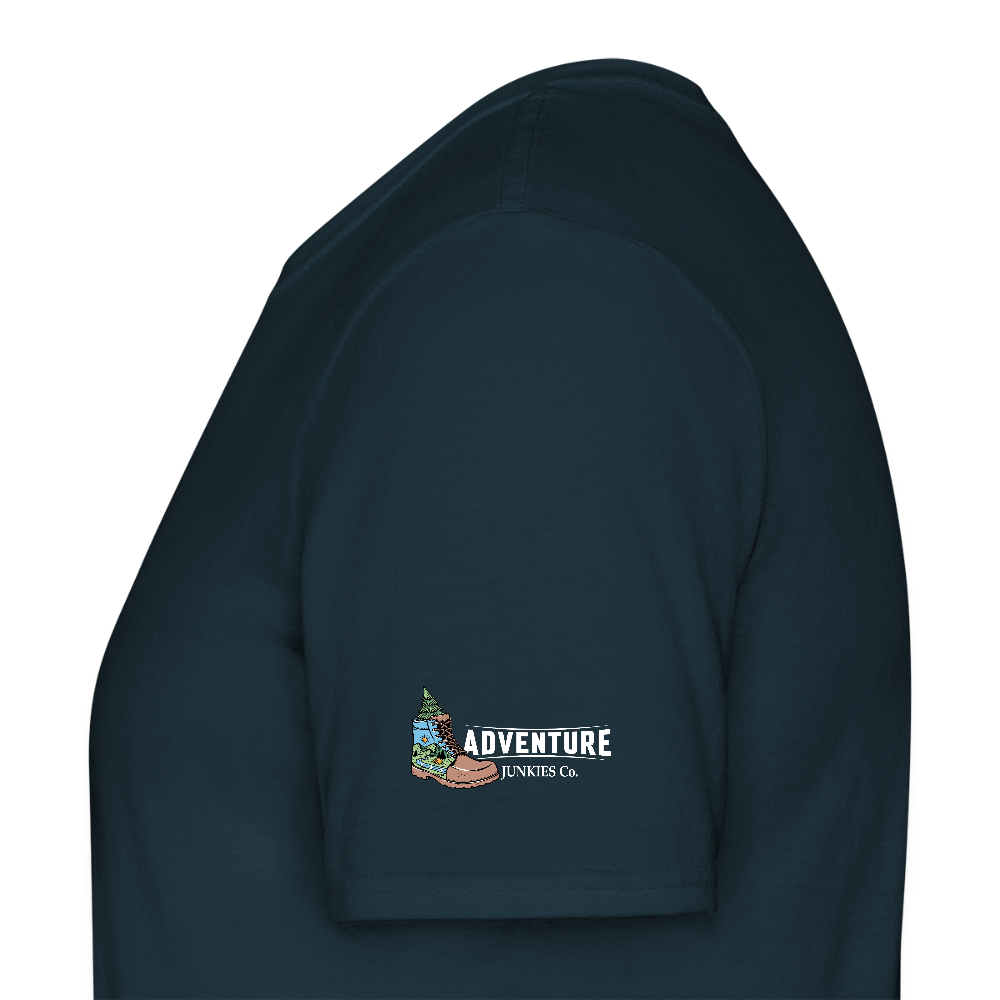 Men's Hiking & Walking T-Shirt - navy