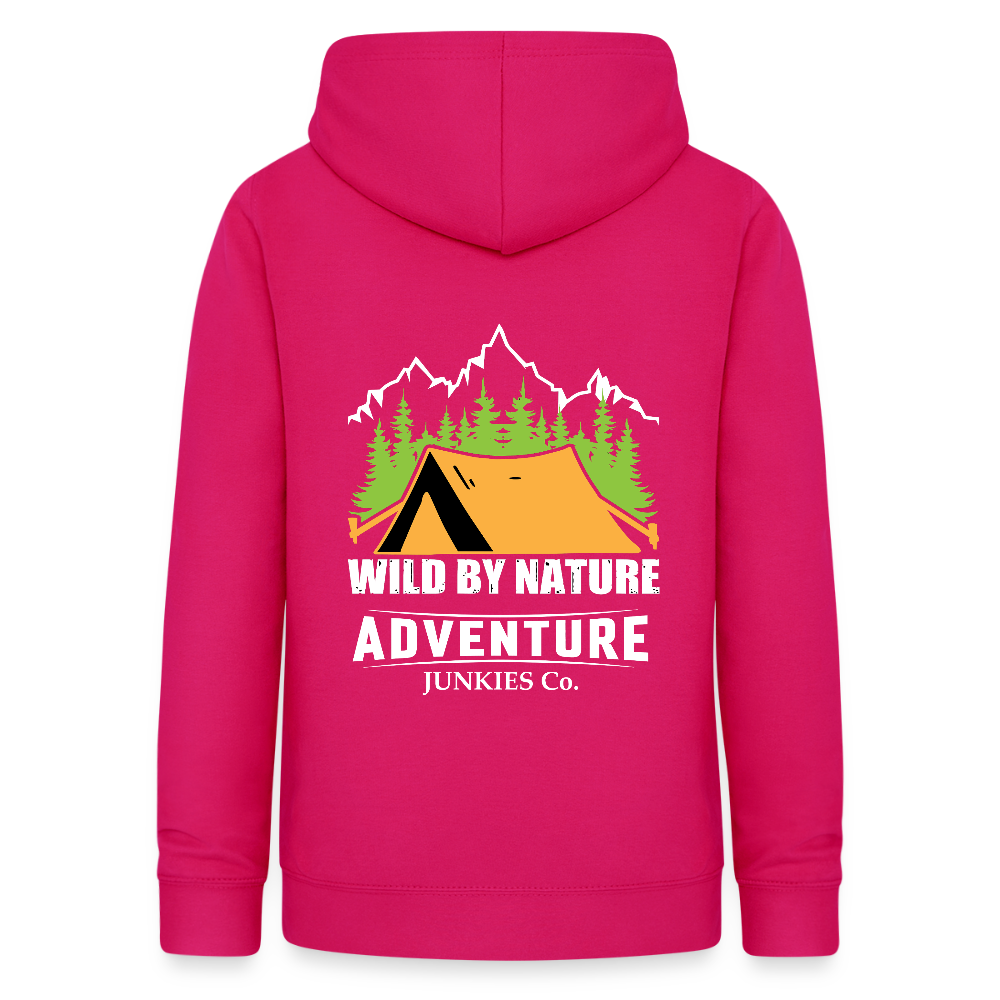 Women's Camping Hoodie - dark pink