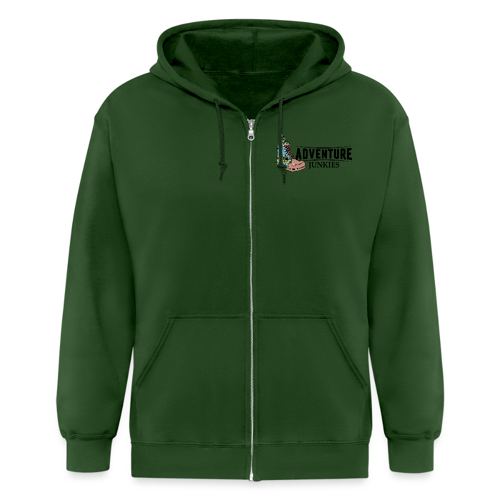 Adult Unisex Heavyweight Hooded Jacket - forrest