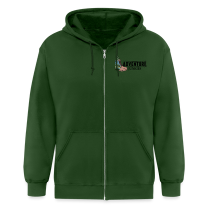 Adult Unisex Heavyweight Hooded Jacket - forrest