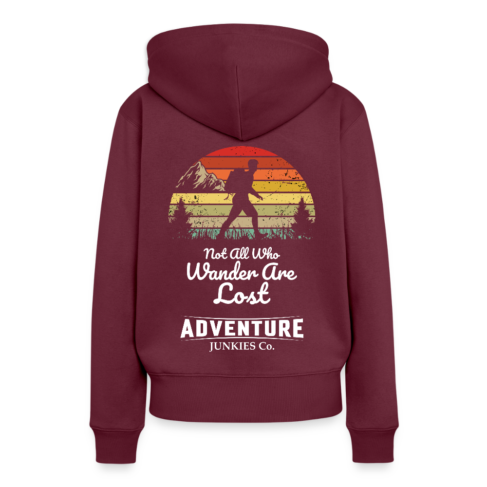Women’s Premium Hiking/Walking Hoodie - burgundy