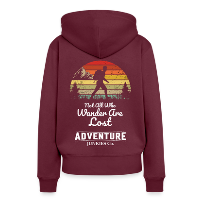 Women’s Premium Hiking/Walking Hoodie - burgundy