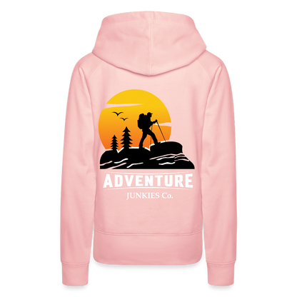 Women’s Premium Hiking/Walking Hoodie - crystal pink