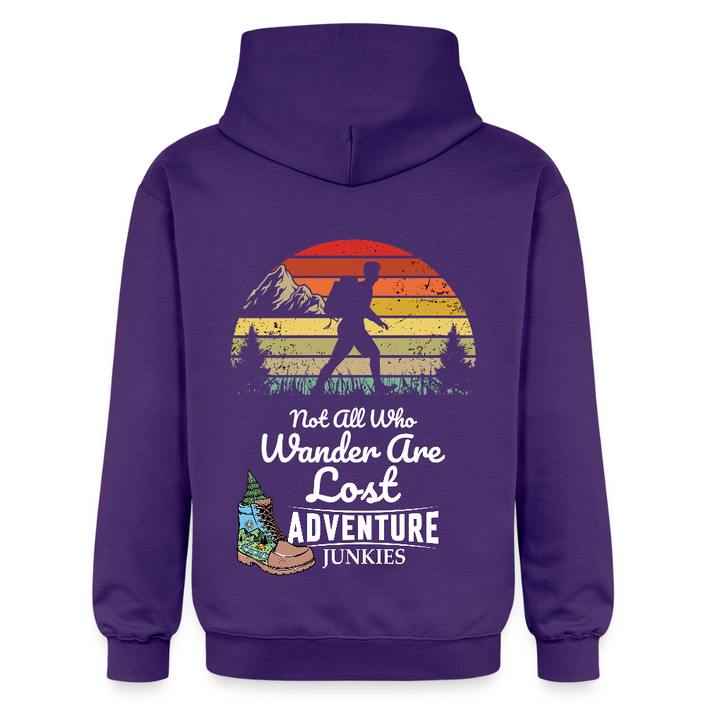 Adult Unisex  Midweight Hoodie - purple