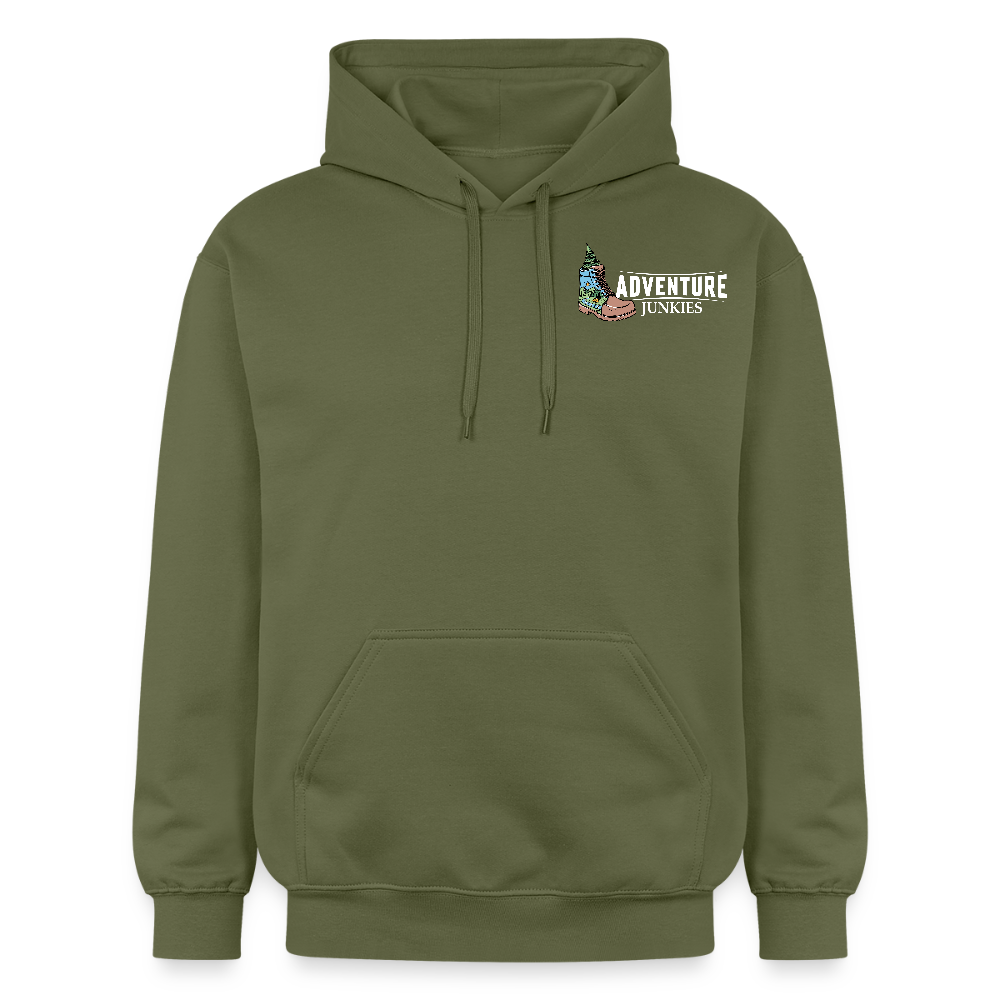 Adult  Unisex Midweight Hoodie - military green