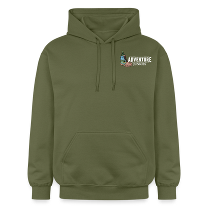 Adult  Unisex Midweight Hoodie - military green