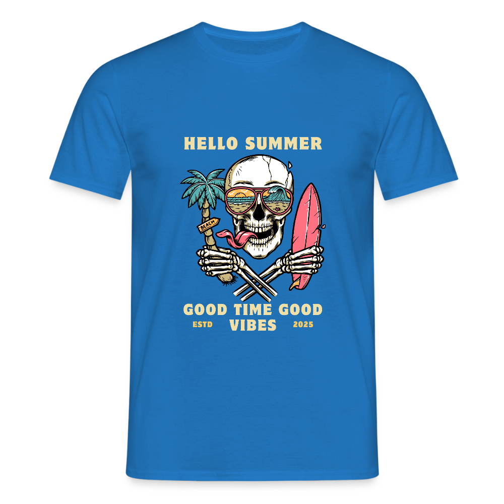 Men's Camping  T-Shirt - royal blue