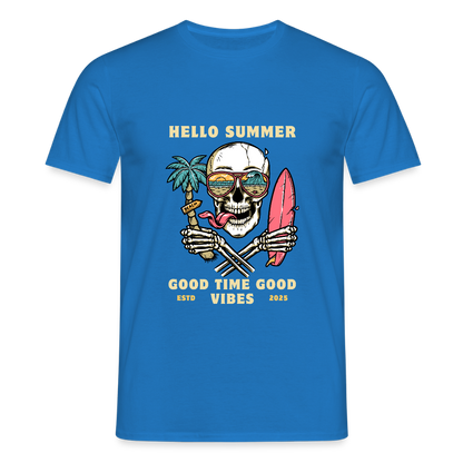 Men's Camping  T-Shirt - royal blue