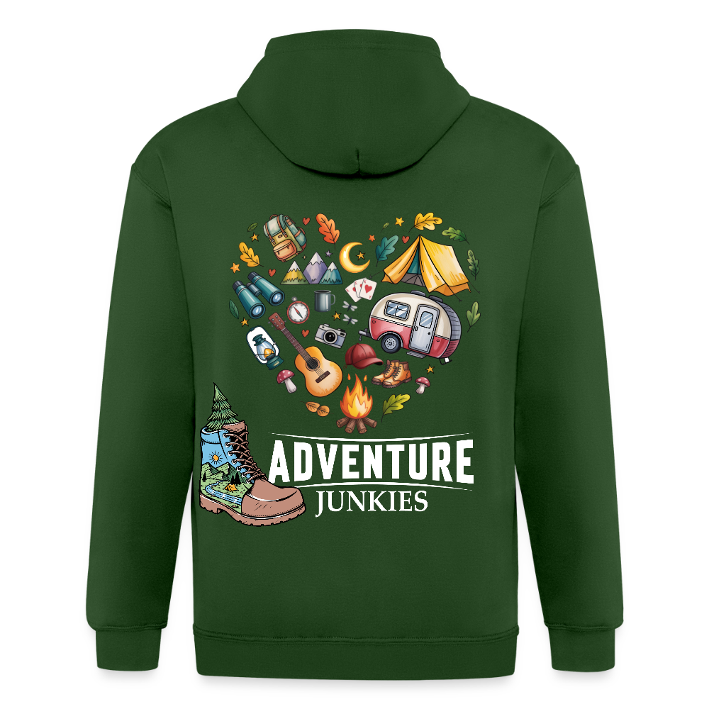 Unisex Heavyweight Hooded Jacket - forrest