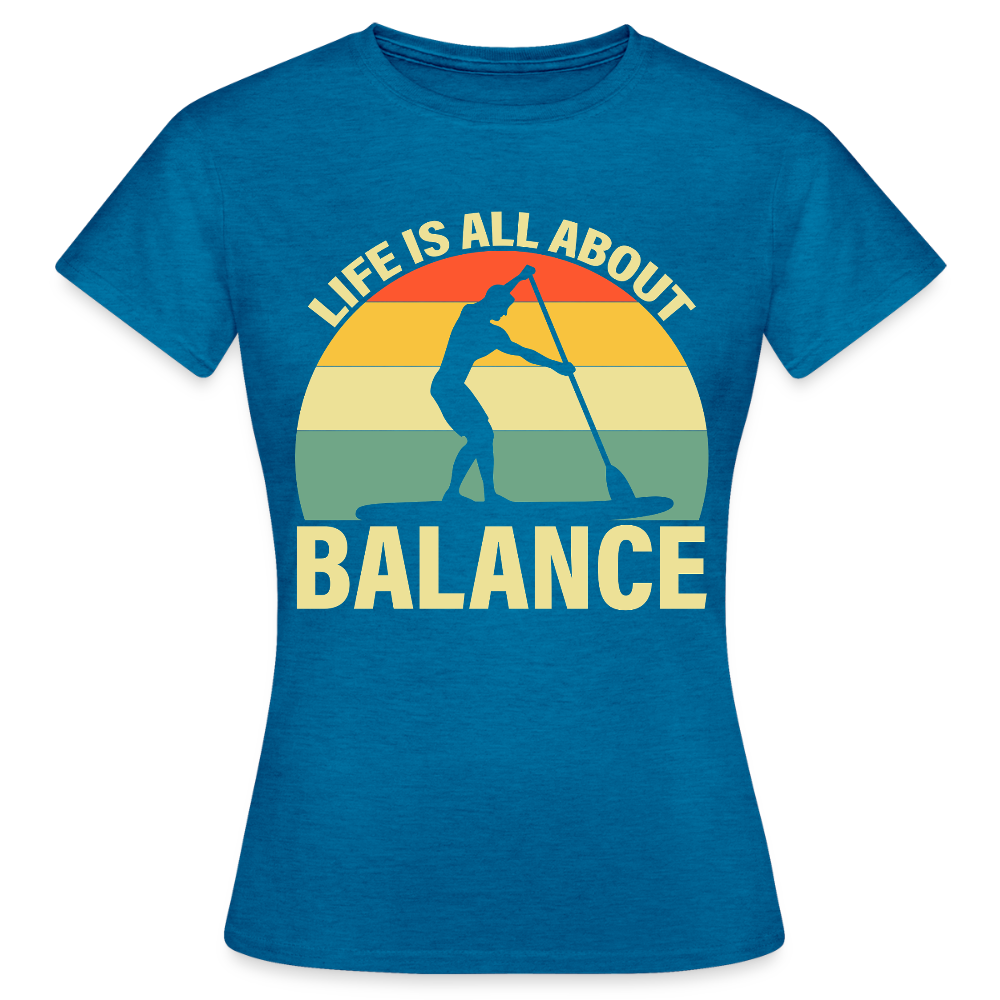 Women's Water Adventure T-Shirt - antique blue sapphire heather