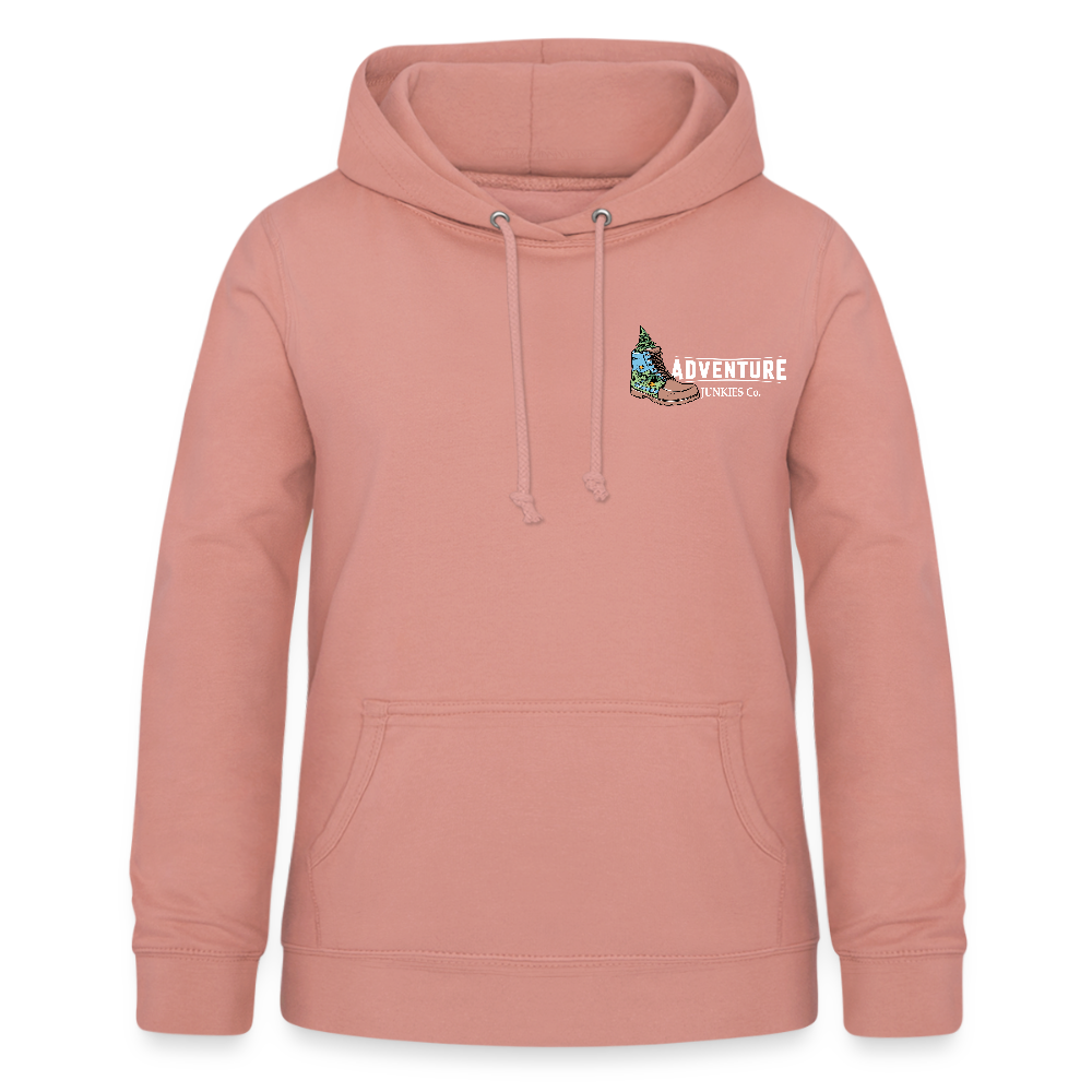 Women's Hoodie Water Adventures - dusky rose