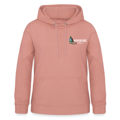 Women's Hoodie Water Adventures - dusky rose