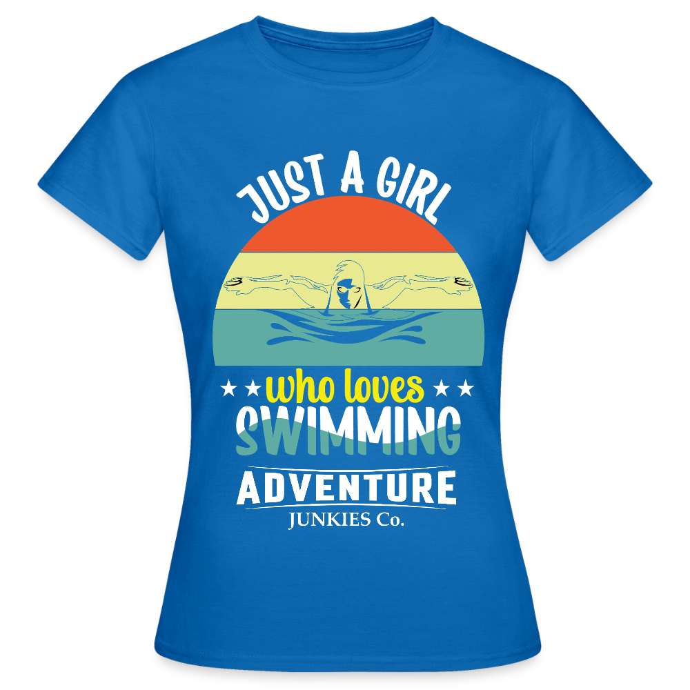 Women's Water Adventure T-Shirt - royal blue