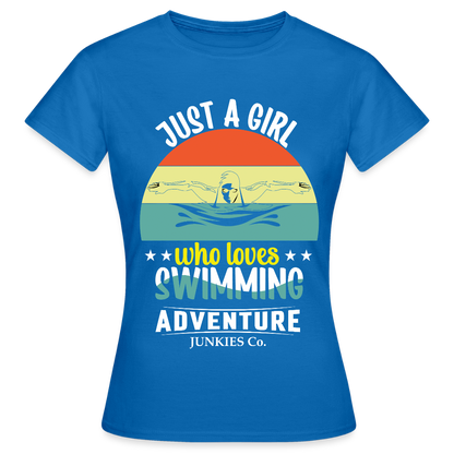 Women's Water Adventure T-Shirt - royal blue