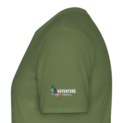 Men's T-Shirt water - military green