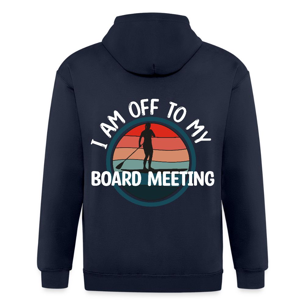 Adult Unisex Heavyweight Hooded Jacket - navy