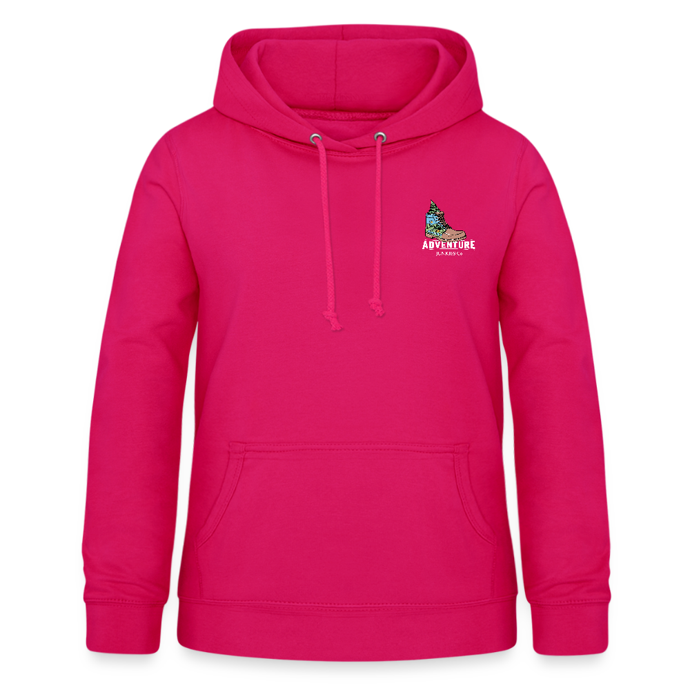 Women's Camping Hoodie - dark pink