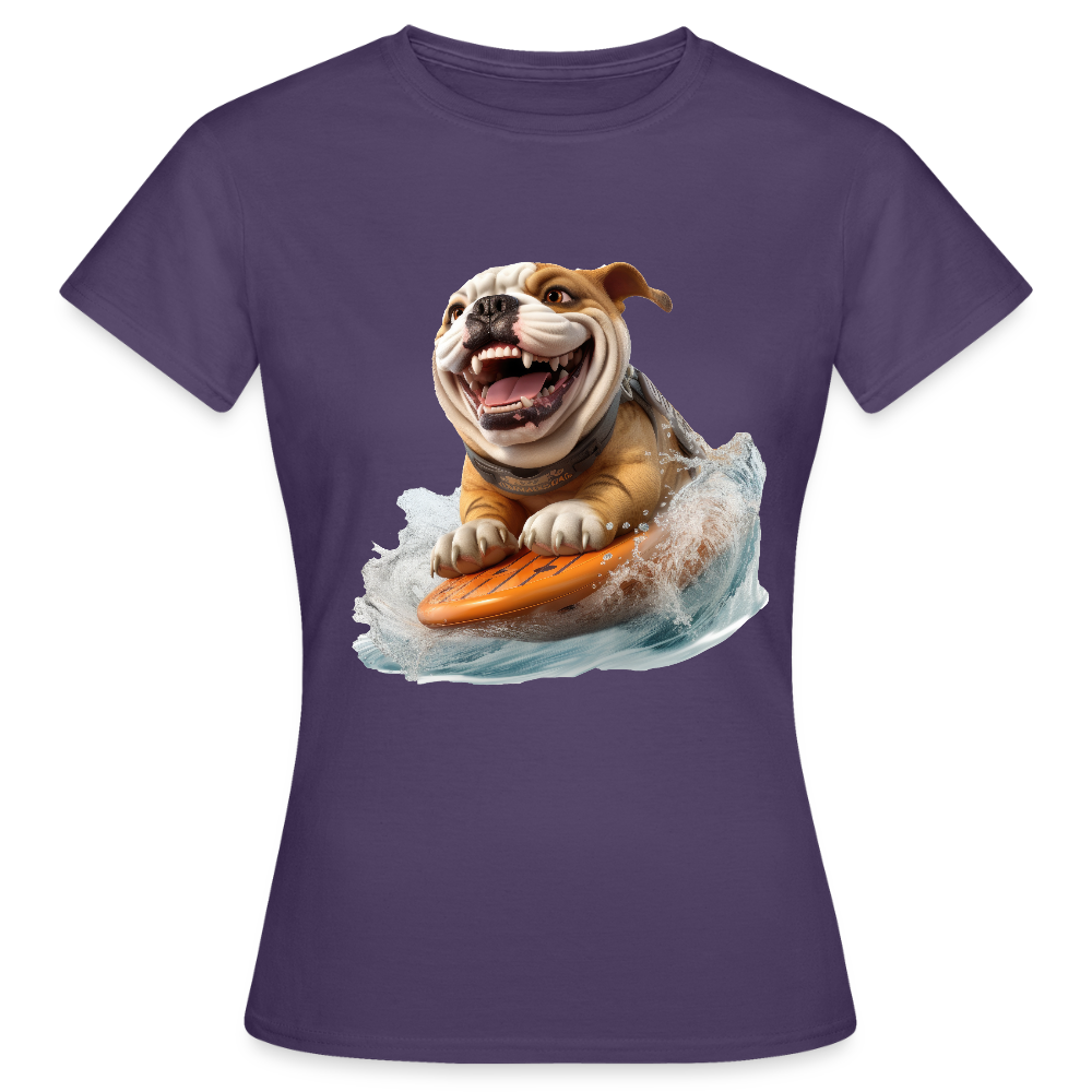 Women's Water Adventure T-Shirt - dark purple