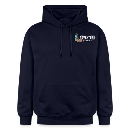 Adult Unisex Midweight Hoodie - navy