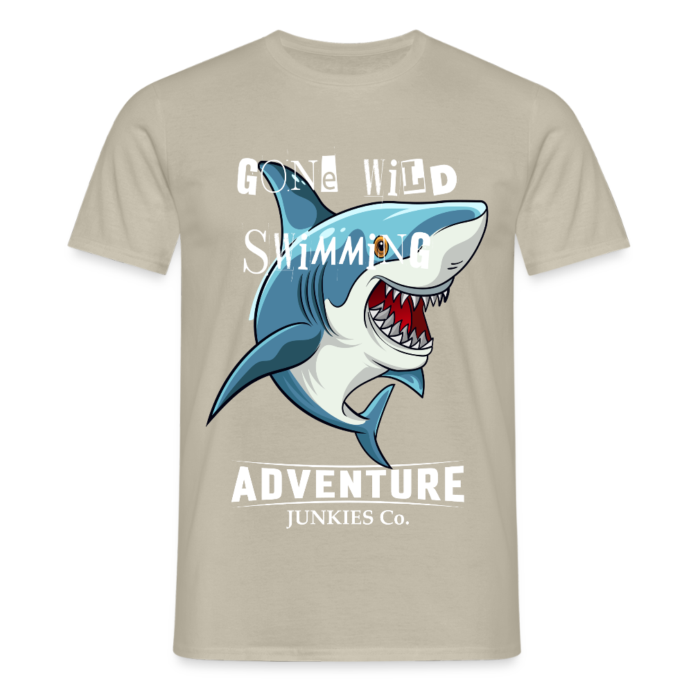 Men's T-Shirt water - sand beige