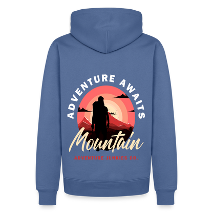 Men’s Premium Hiking / Walking  Hoodie - stone blue