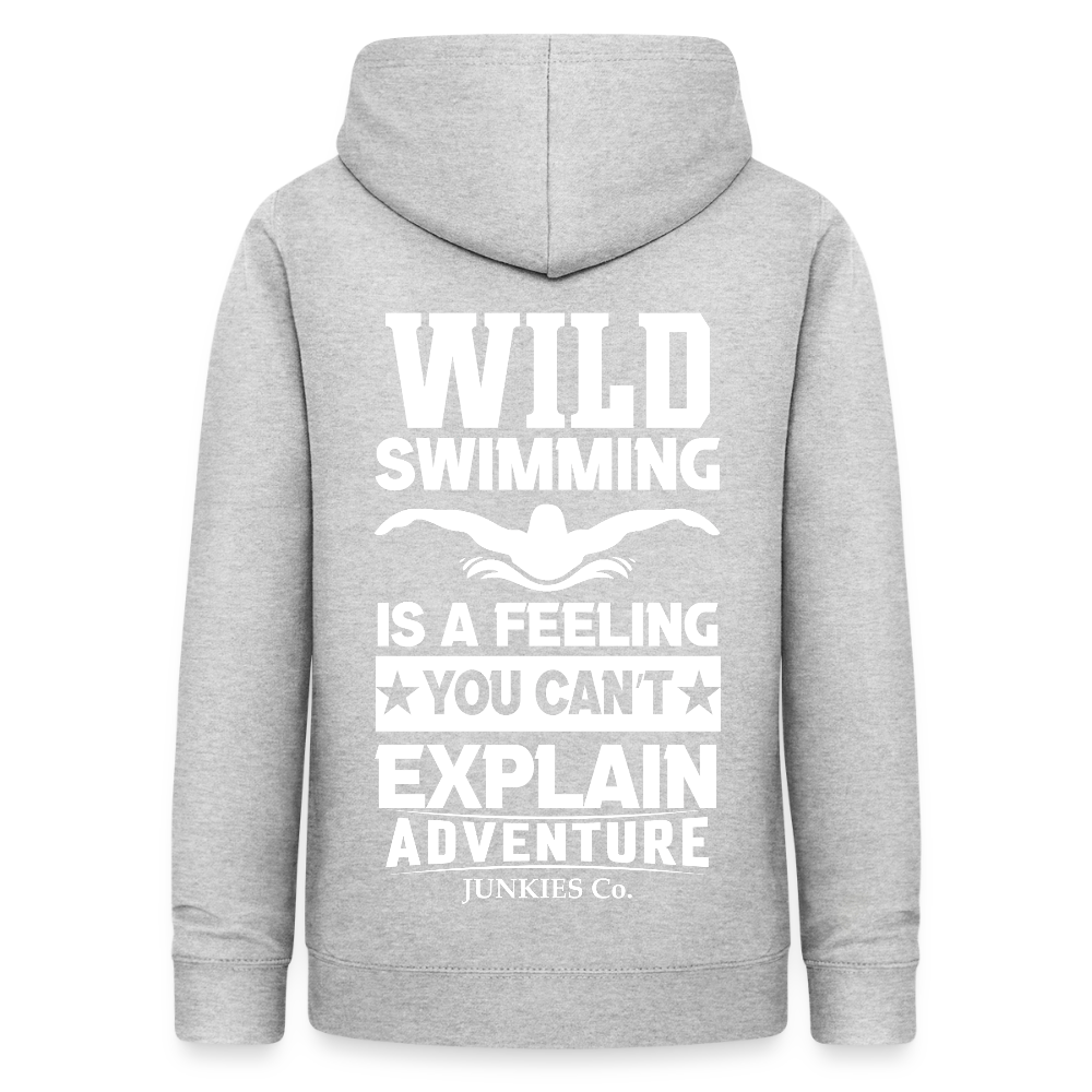 Women's Hoodie Water Adventure - light heather grey
