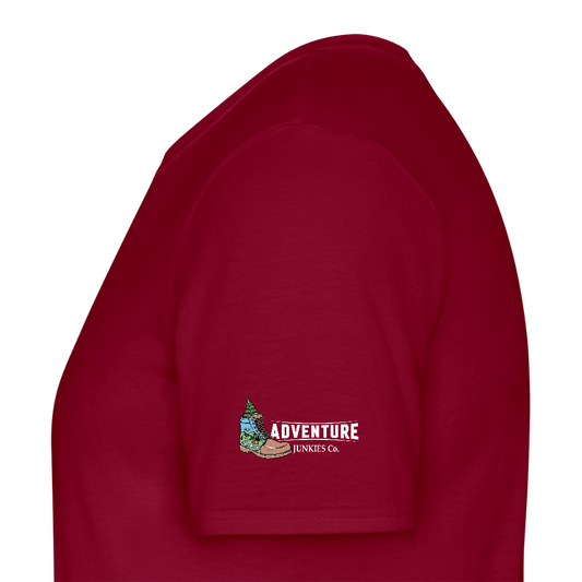 Men's  Camping T-Shirt - brick red