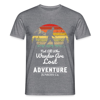 Men's Hiking & Walking T-Shirt - graphite heather