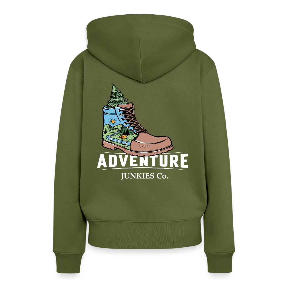 Women’s Premium Hiking / Walking Hoodie - khaki