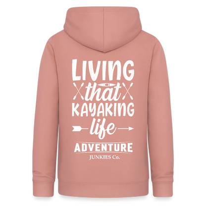 Women's Hoodie Water Adventures - dusky rose
