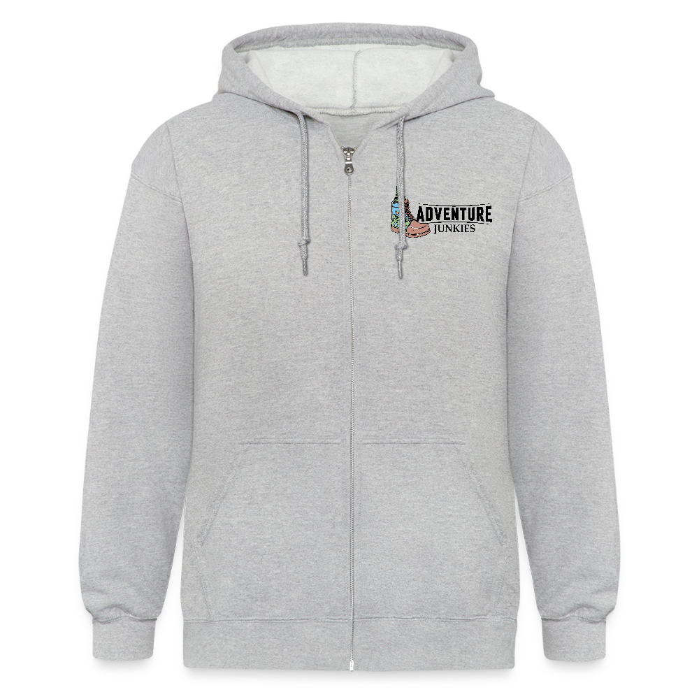 Adult Unisex Heavyweight Hooded Jacket - heather grey