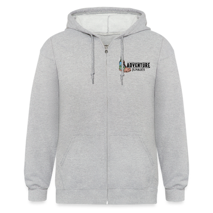 Adult Unisex Heavyweight Hooded Jacket - heather grey